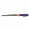 Prime-Line 8in Flat File - Durable Steel File to Sharpen Tools and Deburr, Comfortable Anti-Slip Grip W051001